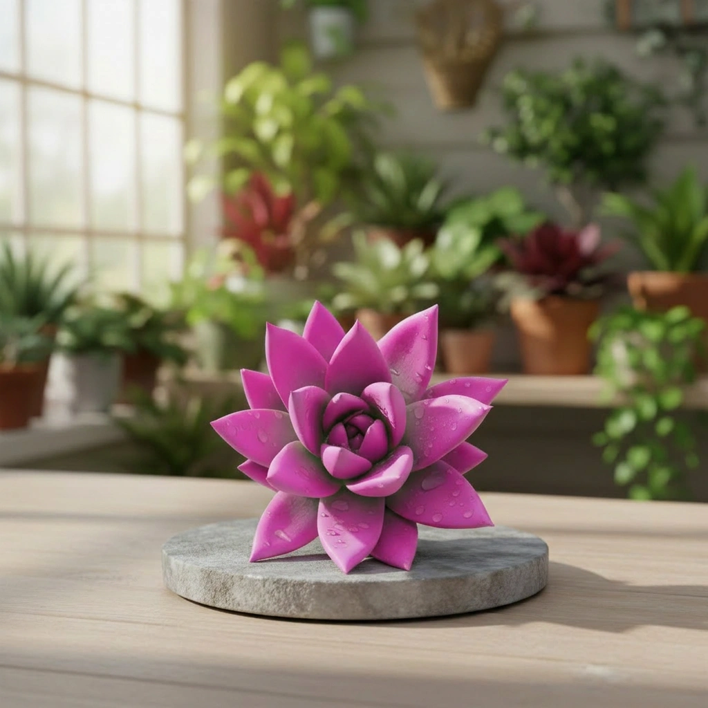 Echeveria Miranda Rainbow Cerise" 6cm"